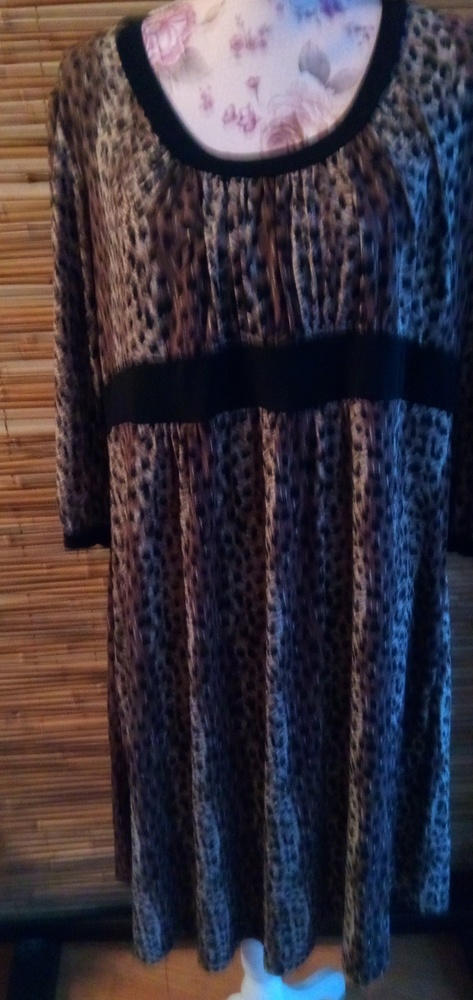 Candy Rain 3X Plus Leopard Stretch Dress Plus